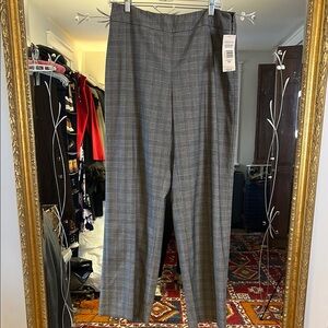 Gray Plaid Dress Pants